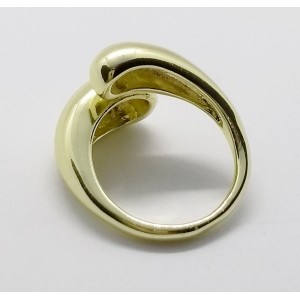 Metallic gold shiny ring Rings
